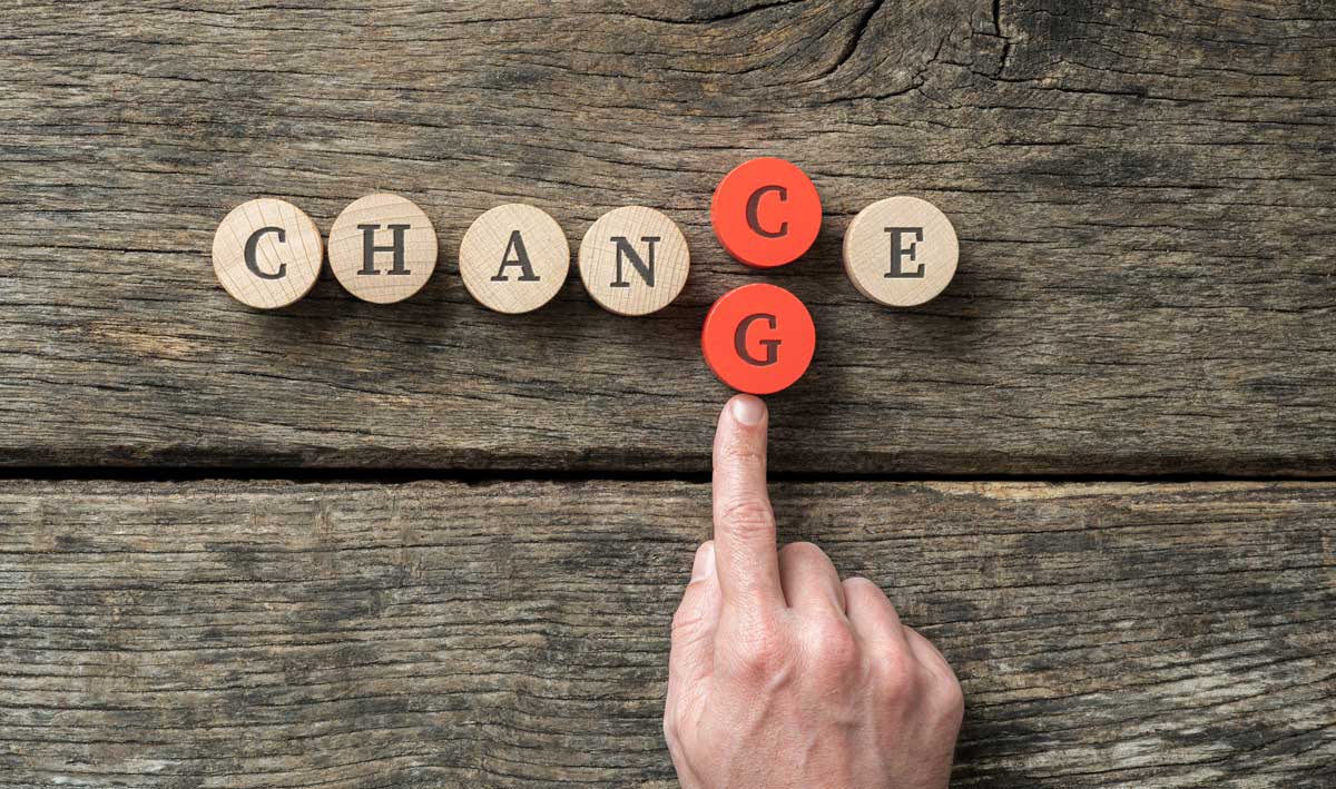 changing the word chance into change